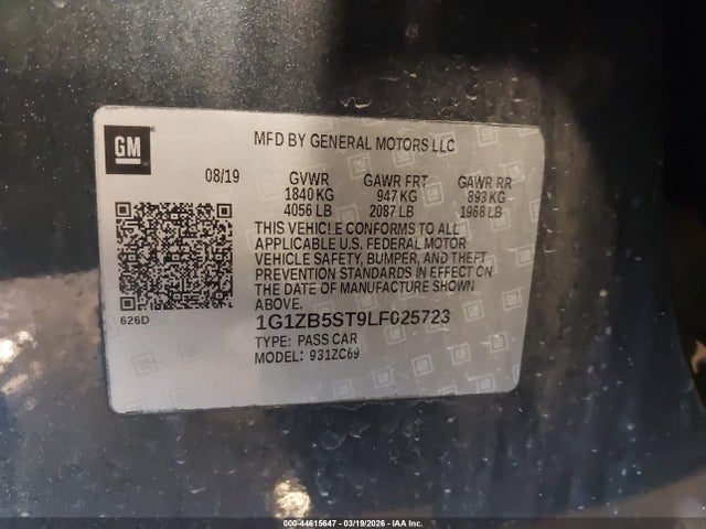 Chevrolet Malibu Fwd Ls