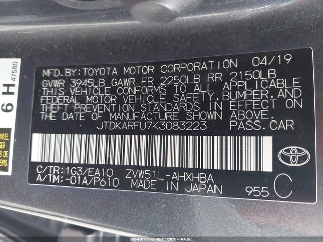 Toyota Prius Xle