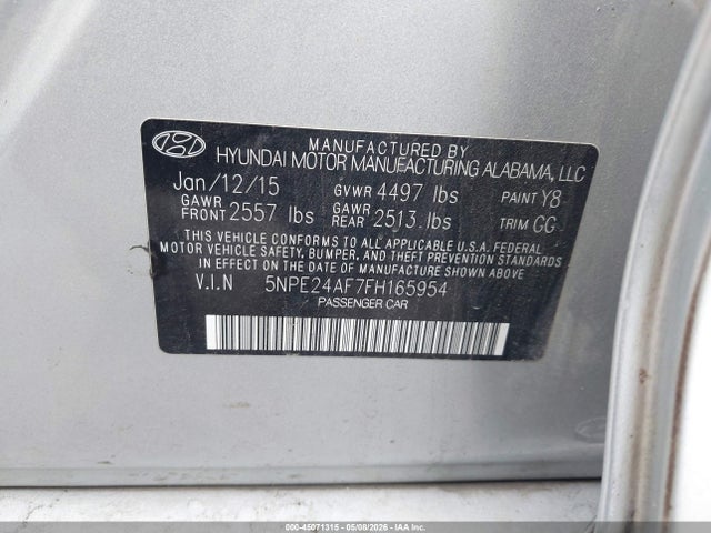 Hyundai SONATA Se