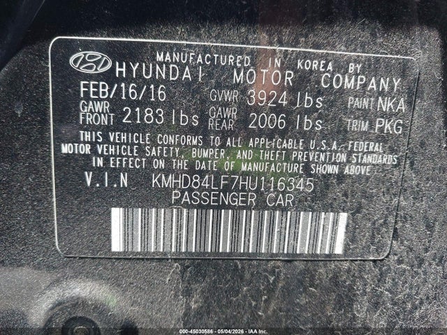 Hyundai ELANTRA Limited