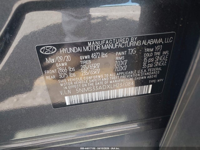 Hyundai SANTA FE Sel
