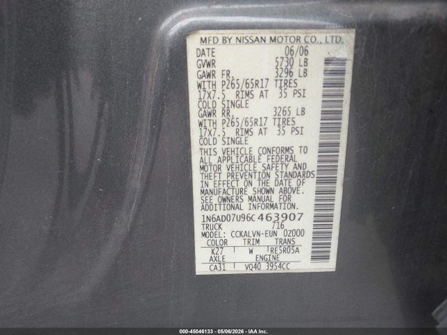Nissan Frontier Le