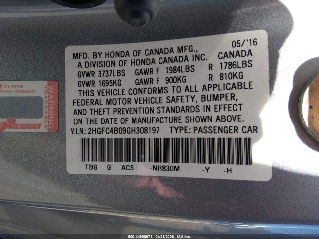 Honda Civic Lx-p