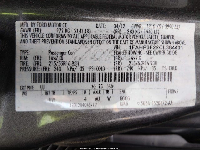 Ford Focus Se