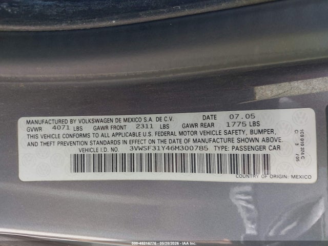 Volkswagen Beetle 2.5