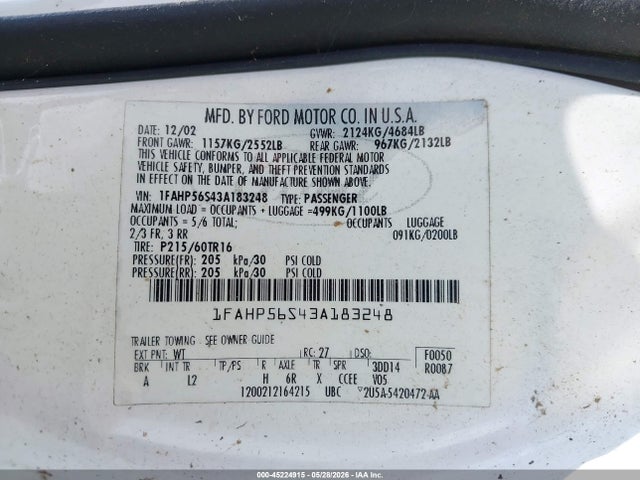 Ford Taurus Sel