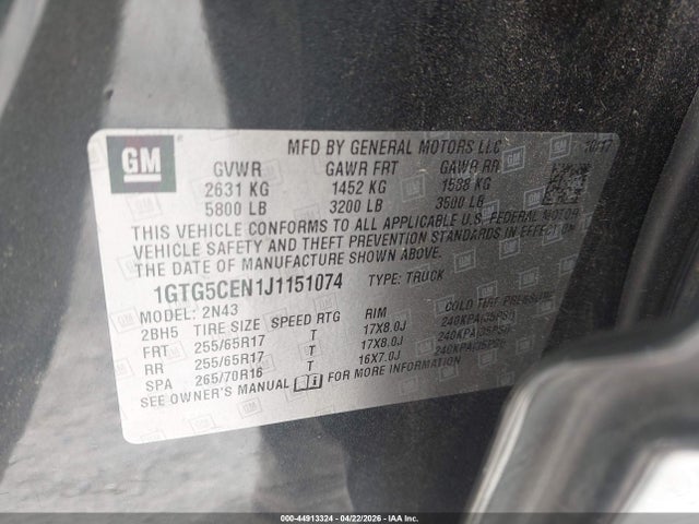 GMC Canyon Sle
