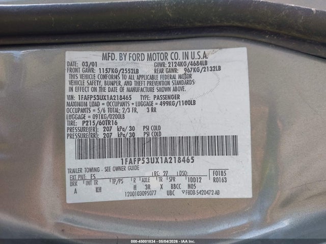 Ford Taurus Se