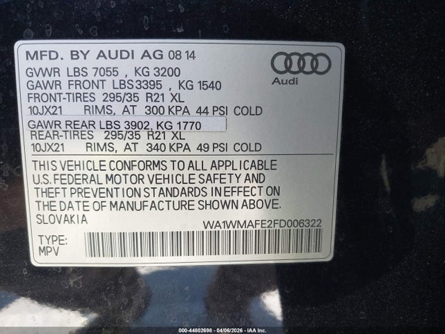 Audi Q7 3.0 Tdi Premium