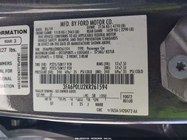 Ford Fusion Se