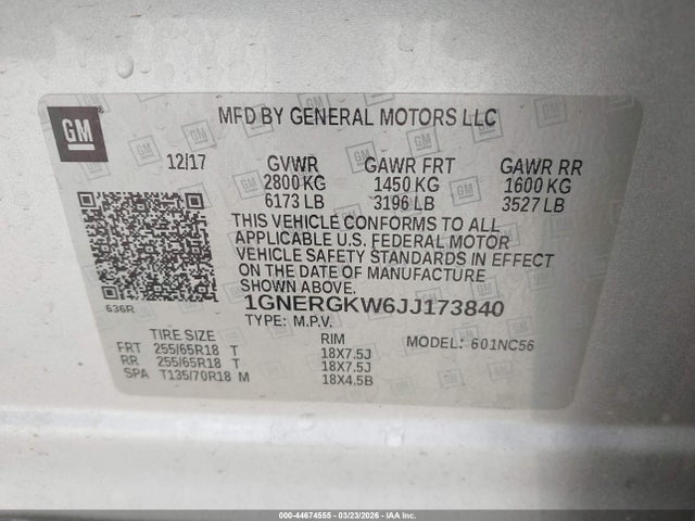 Chevrolet Traverse 1lt