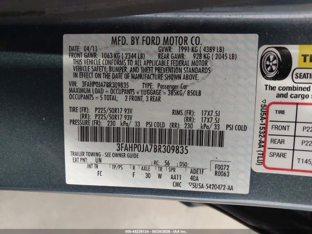 Ford Fusion Sel