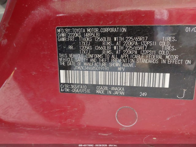 Toyota RAV4 Limited V6