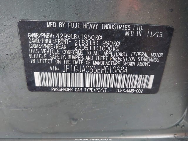 Subaru Impreza 2.0i Premium