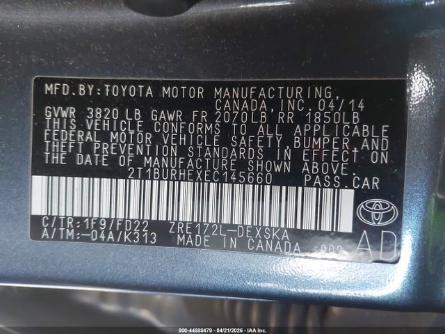 Toyota Corolla S Plus