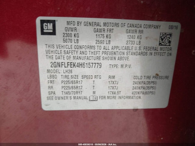 Chevrolet Equinox Lt