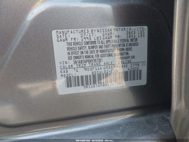 Nissan Sentra Sv