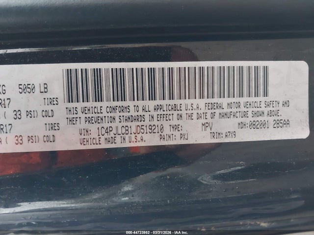 Jeep Cherokee Latitude Fwd