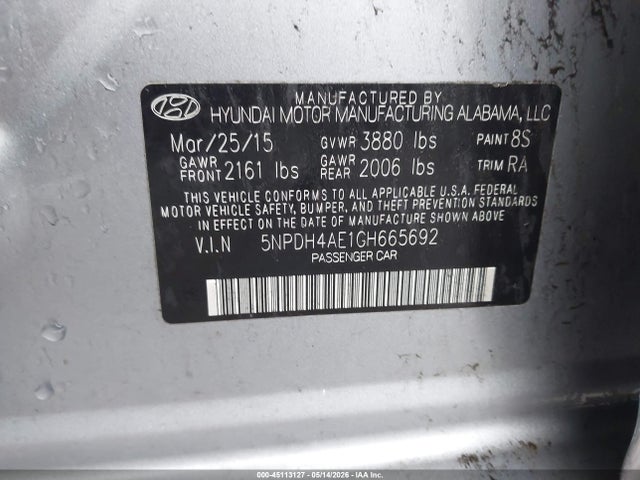 Hyundai ELANTRA Se