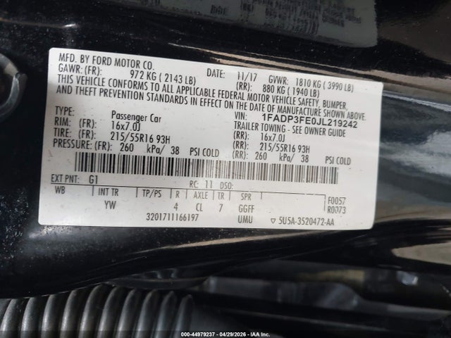 Ford Focus Se