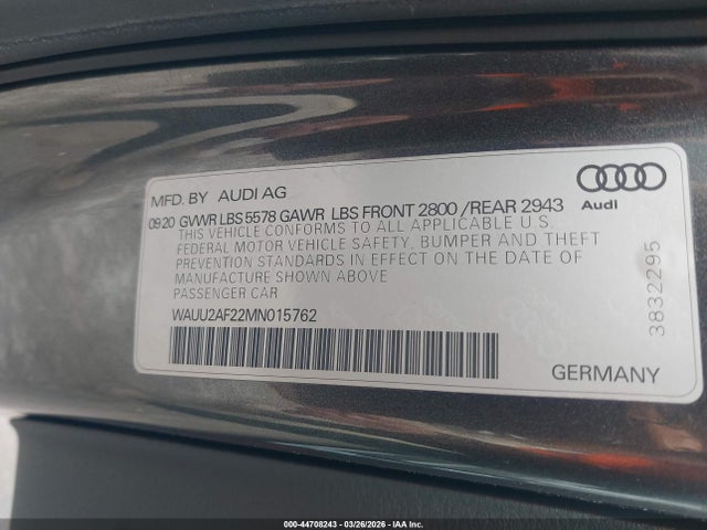 Audi A7 Premium Plus 55 Tfsi Quattro S Tronic
