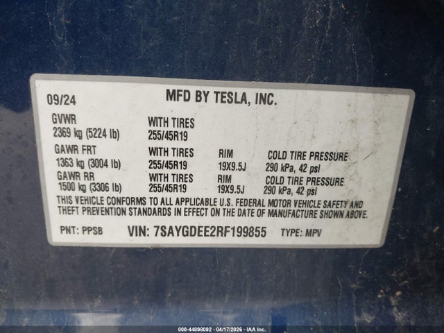 Tesla Model Y Long Range Dual Motor All-wheel Drive