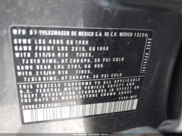 Volkswagen Taos 1.5t Se