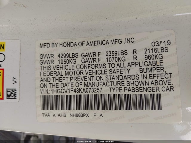 Honda Accord Ex