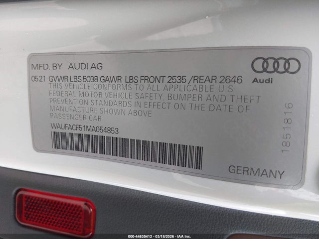 Audi A5 Premium Plus 45 Tfsi Quattro S Tronic