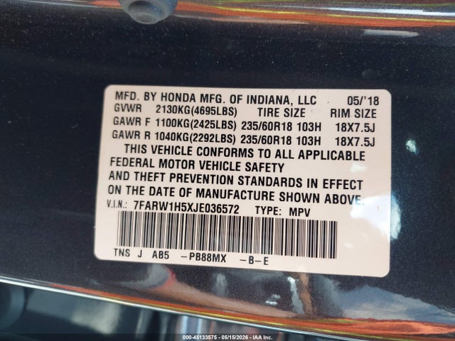 Honda CR-V Ex