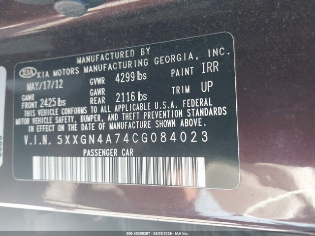Kia Optima Ex