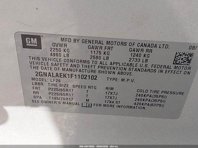 Chevrolet Equinox Ls