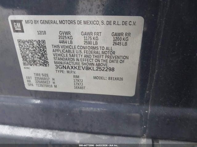 Chevrolet Equinox Lt