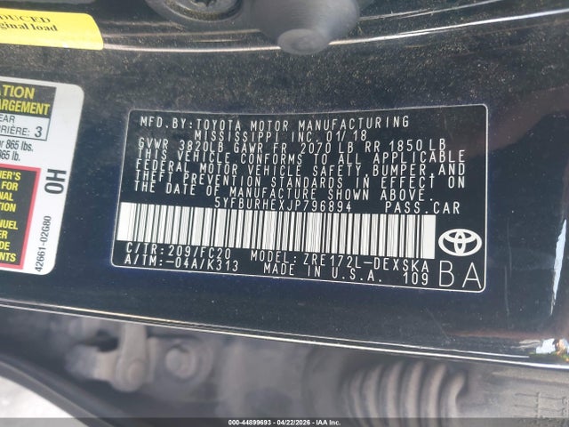 Toyota Corolla Se