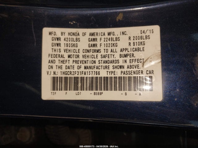 Honda Accord Lx