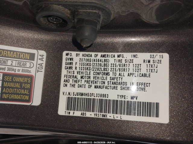 Honda CR-V Ex