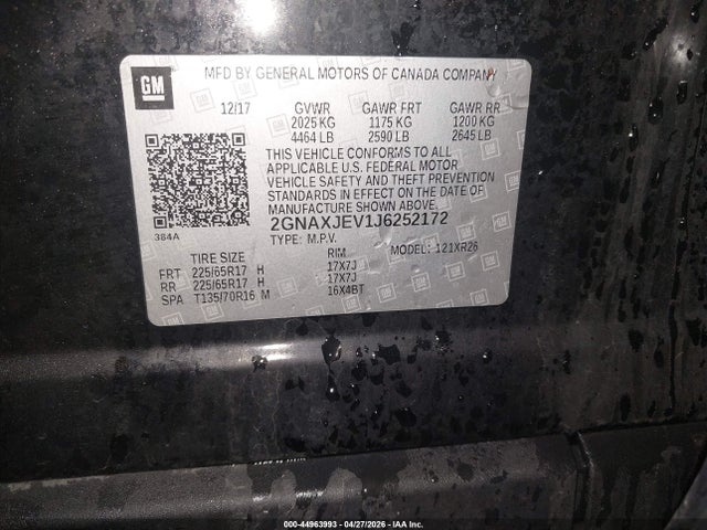 Chevrolet Equinox Lt