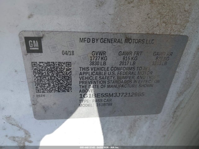 Chevrolet Cruze Lt Auto