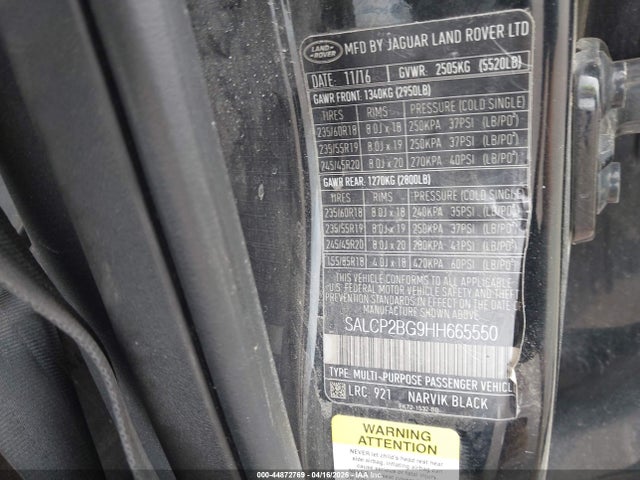 Land Rover Discovery Se