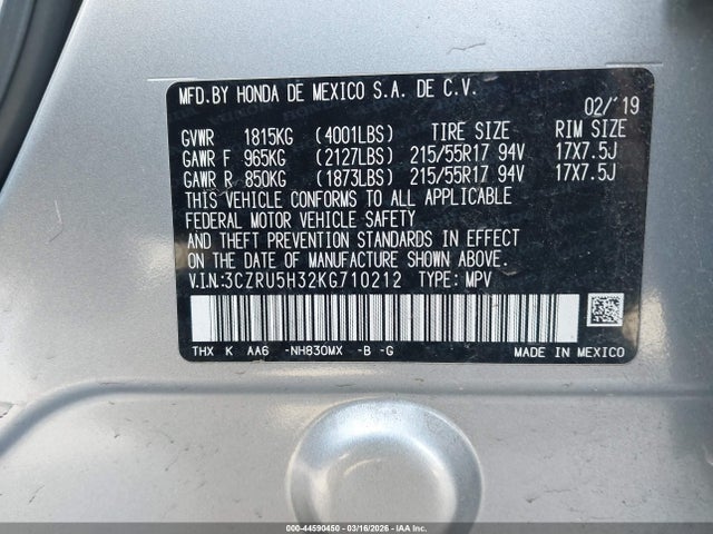 Honda HR-V Lx