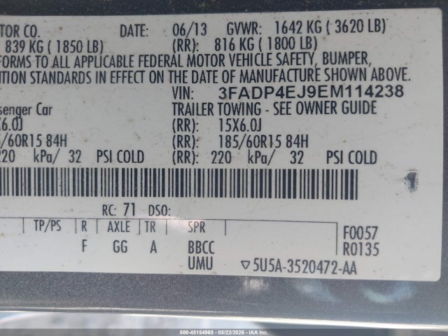 Ford Fiesta Se