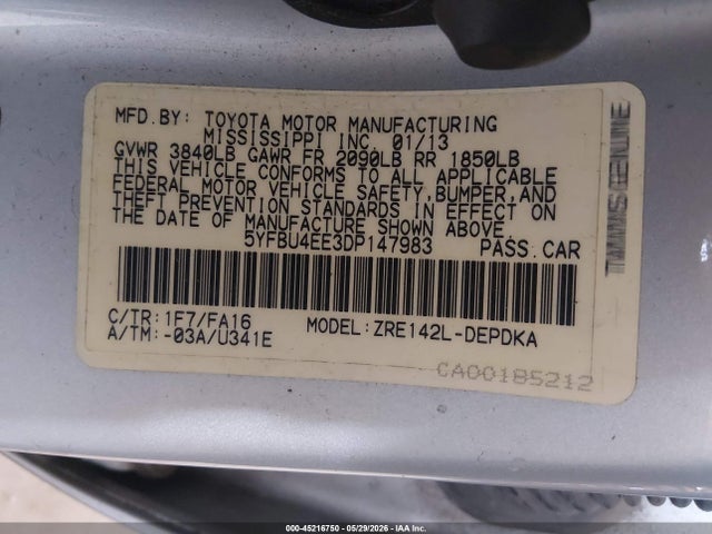 Toyota Corolla L