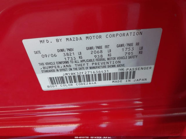 Mazda Mazda3 I