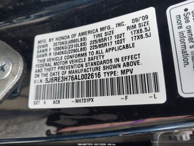 Honda CR-V Ex-l