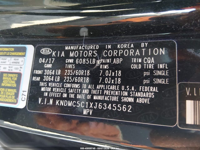 Kia Sedona Ex