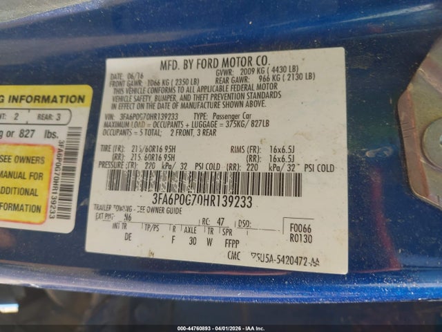 Ford Fusion S