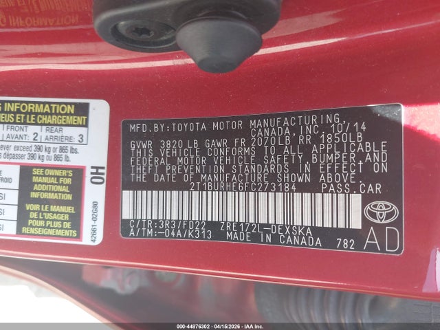 Toyota Corolla S Plus