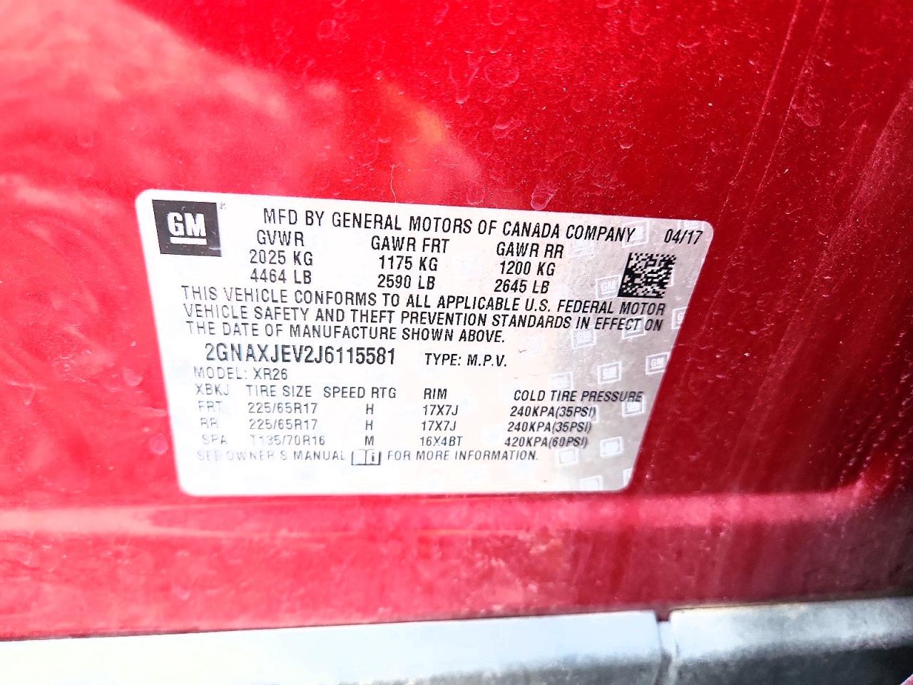 Chevrolet Equinox Lt