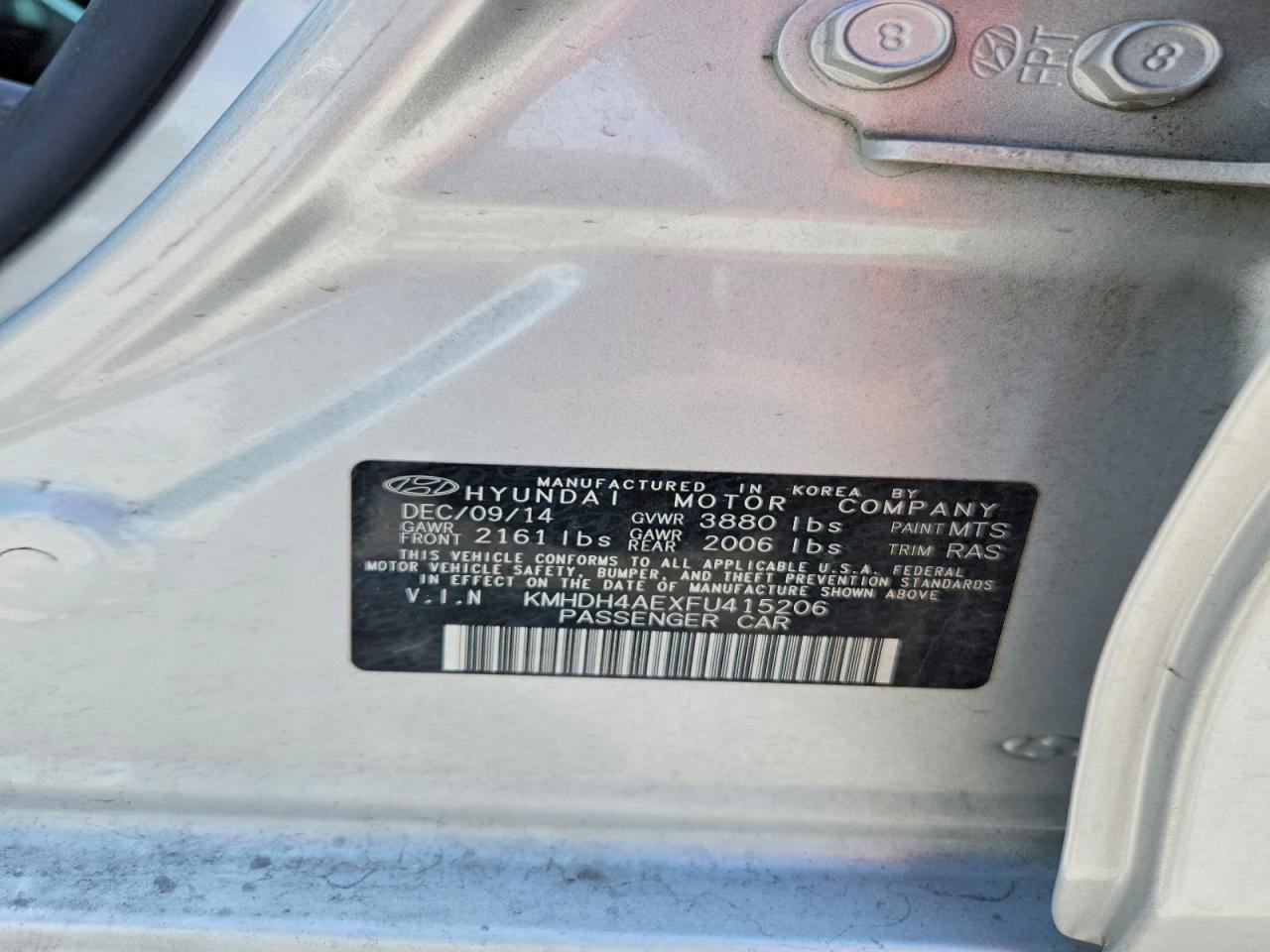 Hyundai ELANTRA Se