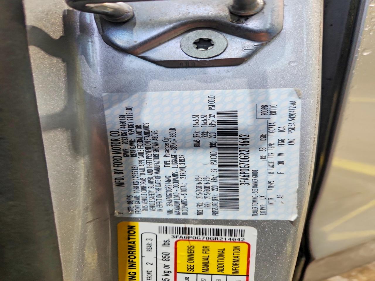 Ford Fusion S
